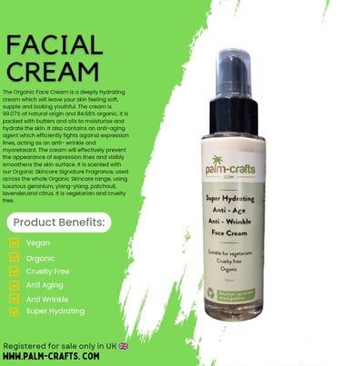 a bottle of Super Hydrating Anti-Age Anti-Wrinkle facial cream 