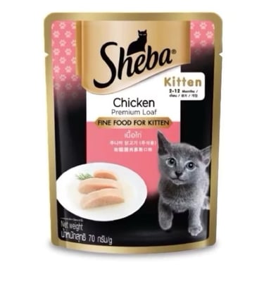 SHEBA CHICKEN WETFOOD FOR KITTEN