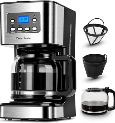 Taylor Swoden Darcy 300105QUK-18853 - Cafetera de goteo, pantalla LCD