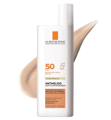 a bottle of sunscreenm anti - aging sunscreen cream
