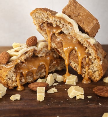 Cookie estilo americano cremosa