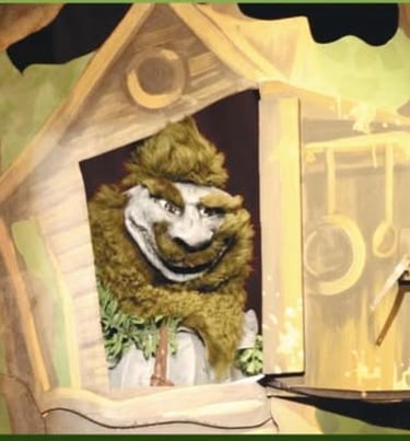 marionnette à tige Troll