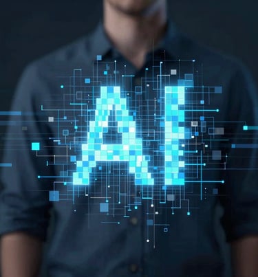 Abstract representation of AI processing a photograph, pixels turning into light, using #E0FBFC and #1A202C, futuristic and sleek.