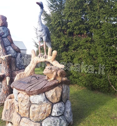 betoninis šulinys-šulinio apdaila