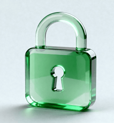 Icon of a shield with a lock, for King Fly's strict NDA & design protection.