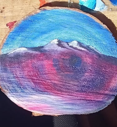 Centre (wood/oil) Kylee Nicole