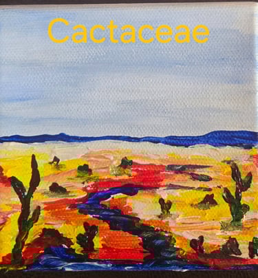 Cactaceae (painting) Kylee Nicole
