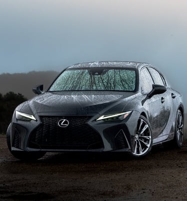 Lexus IS 250 with Michelin tyres at Tyrepublic's Lagos tire shop