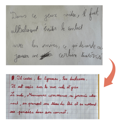 fluidité et lisibilité en 5 séances pour un élève de CM1