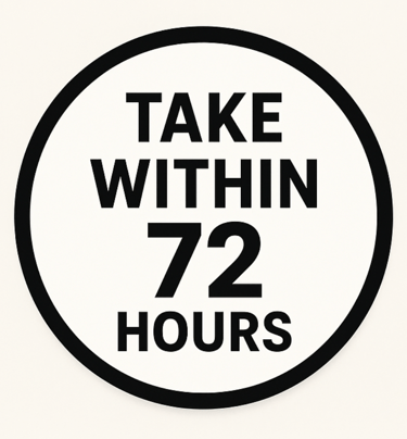 Take within 72 Hours