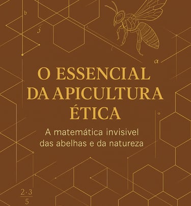 Capa do curso online O Essencial da Apicultura Ética com imagem de colmeias e abelhas