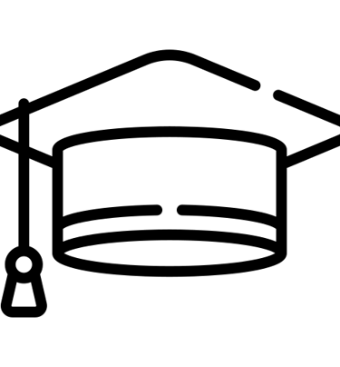 Icon of a students hat