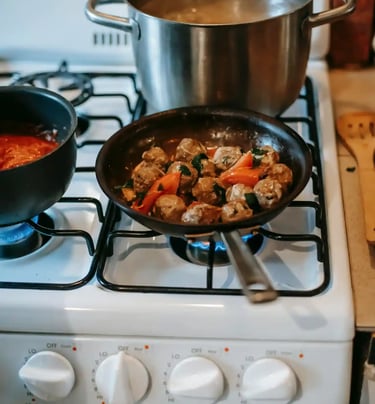 Fresh, nutritious meals offered in our Adult Family Home kitchen to support seniors health needs.