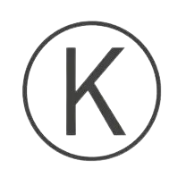 Circle K symbol representing kosher certification, indicating food meets Jewish dietary laws.
