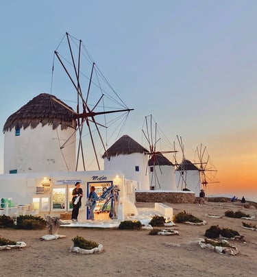 Les moulins de Mykonos
