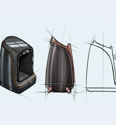 industrial design, concept design, ergonomics, user experience, usability, design language, CMF