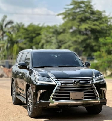 Lexus LX 570 parked at Tyrepublic’s Lagos outlet with Maxxis off-road tyres fitted