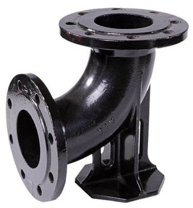 D.I / C.I Double Flange Duckfoot Bend