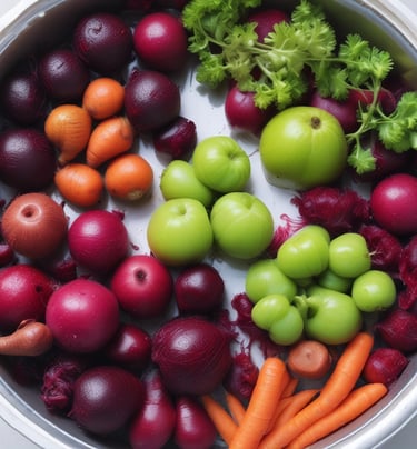 Close-up of hands holding vibrant turmeric powder freshly ground on a wooden board.