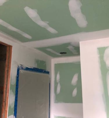 smooth drywall finishing in a bathroom in west springfield ma