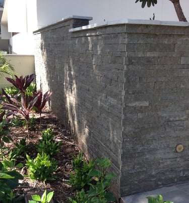 stone wall corner