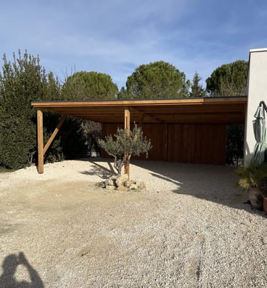 Carport en bois 2 Places ST GENIES DE MALGOIRES