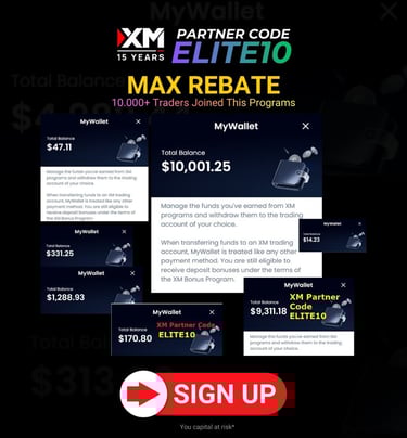 xm global promo code elite10