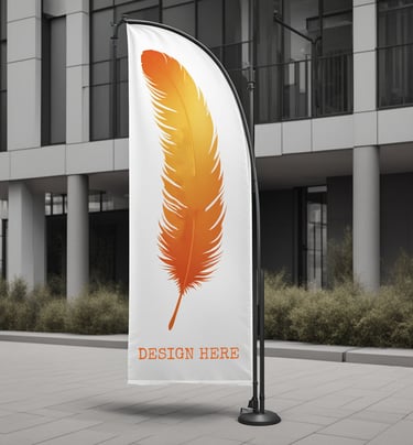 Drapeaux publicitaires