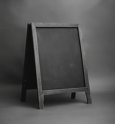 Signalétique de trottoir