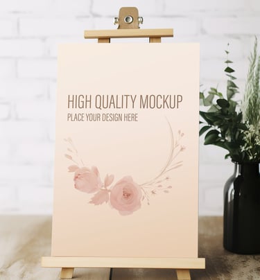 Photo sur carton plume