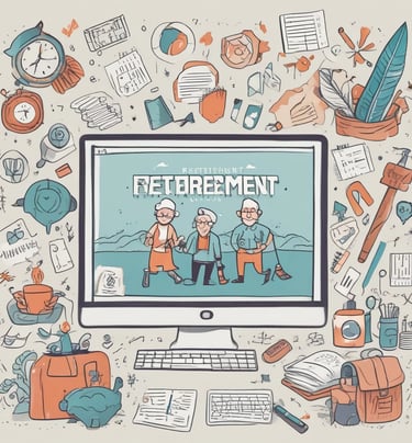 A notary stamping paperwork in a bright, welcoming office.