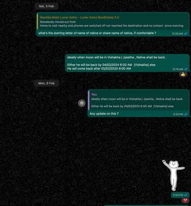 Missing Person Astrology Prediction