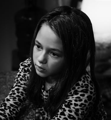 candid portrait of girl