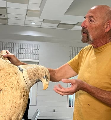 Aremican eagle carving by Louis Livan