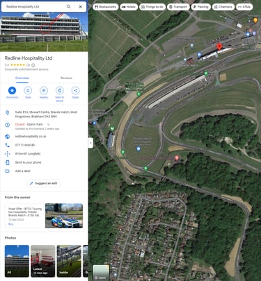 Google Business Redline Hospitality