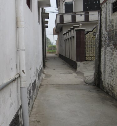 Clean Road in Village