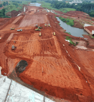 PT Karunia Gemilang Utama Saat Mengerjakan Proyek Tol Serbaraja Seksi 1a
