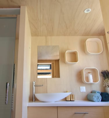 Salle de bain Tiny-house Saignon (Luberon)