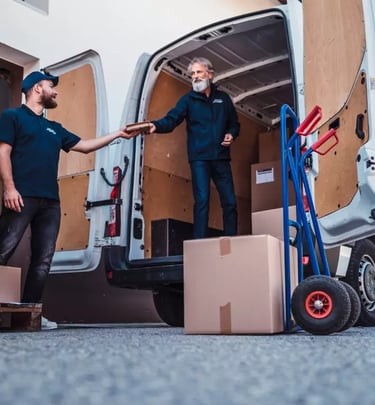 Furgoneta de reparto