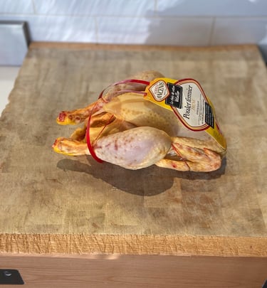 poulet fermier jaune