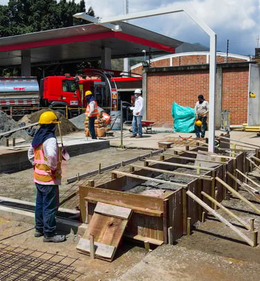 Construccion institucional y comercial autolavado automoviles