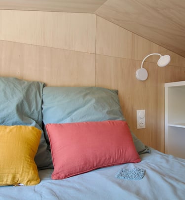 Lit parents Tiny-house Saignon (Luberon)