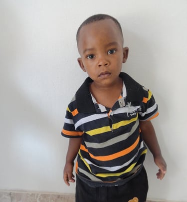 Non Sponsored child waiting for your sponsor