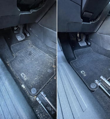 avant après nettoyage automobile hirson 02500