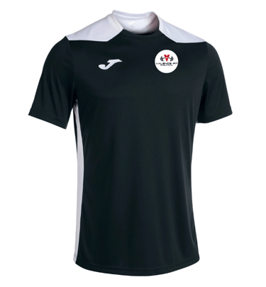 Camiseta negra y blanca valence fit hombre