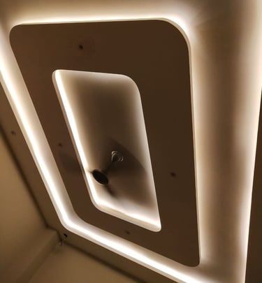 Stylish Living Room Interior Solution and POP Renovation Services in Boisar