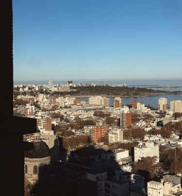 Panoramic view of Montevideo, Uruguay