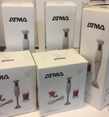 Packaging para electrodomésticos ATMA solicitados por Grupo NewSan.