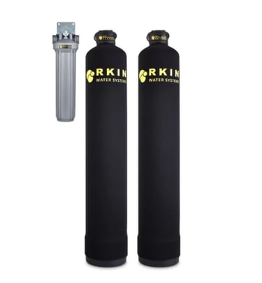 RKIN OnliSoft Salt-Free Whole House Water Softener and Filtration System