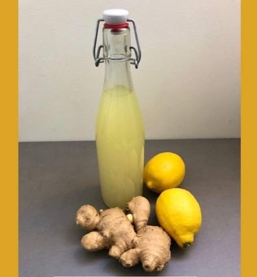 photo d'une boisson citron gingembre